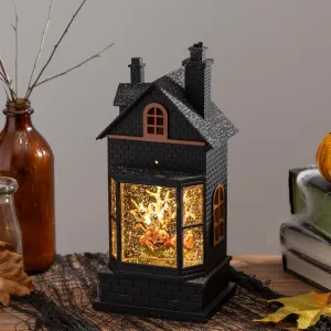 10.5" LED Haunted House Water Lantern
