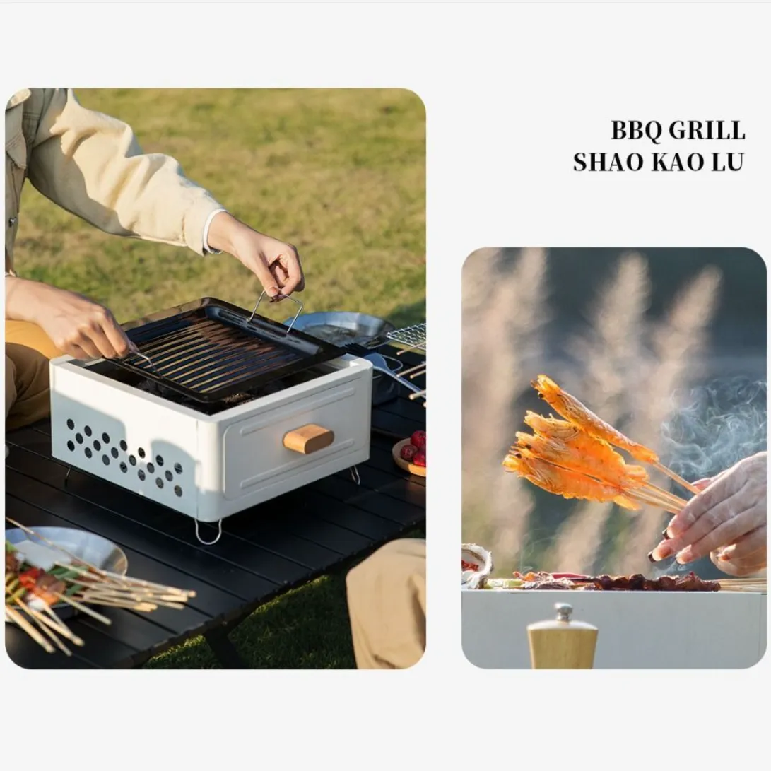 #148 Portable Multifunctional Charcoal Grill Stove