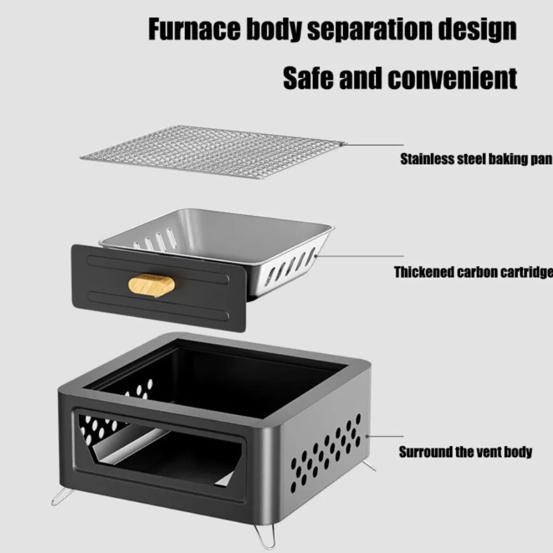 #148 Portable Multifunctional Charcoal Grill Stove