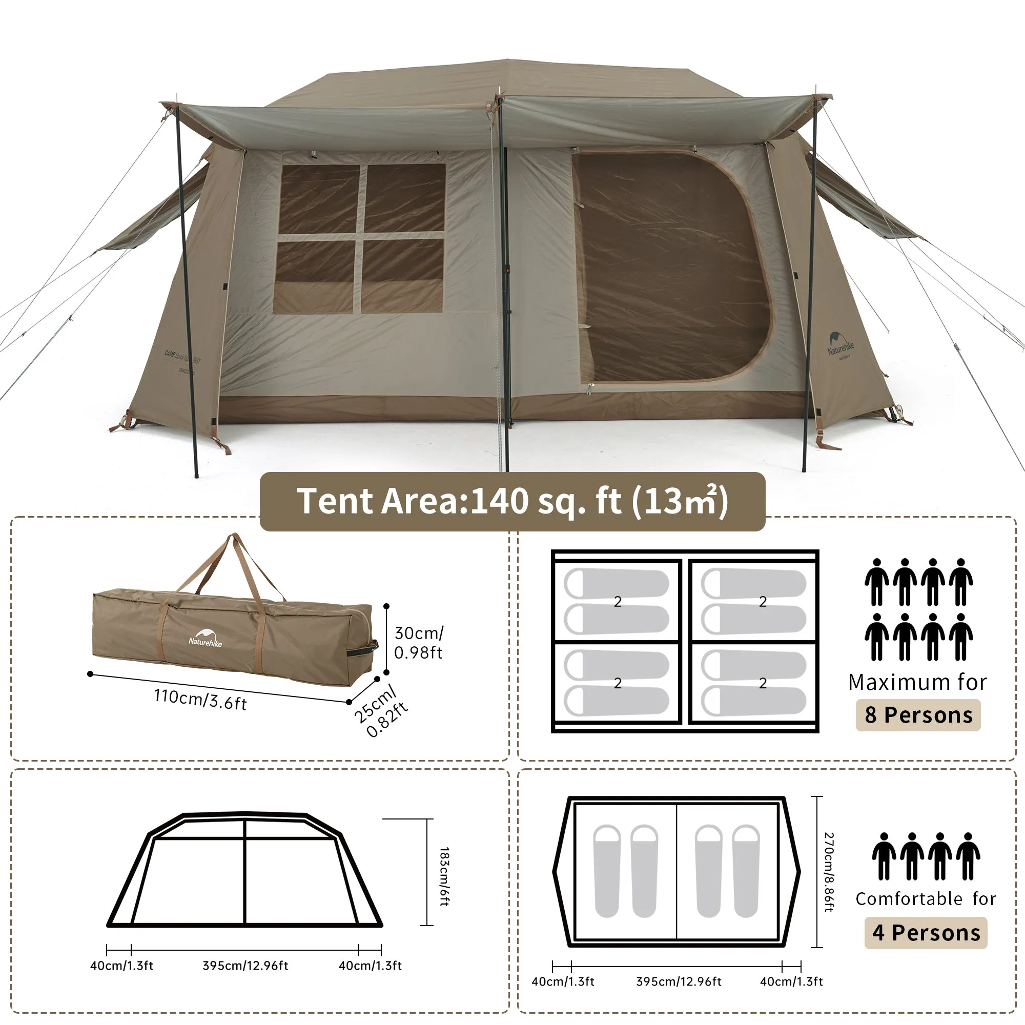 2 Quick Tent Naturehike Plug-and-play Gen Limited-stock deal Open 13 Village