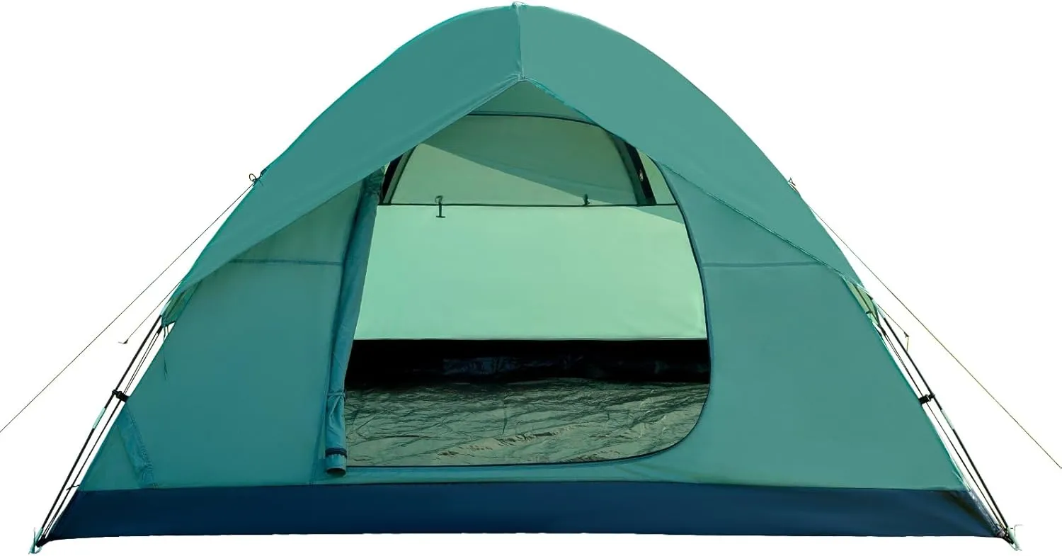2/4/6 Person Dome Tent for Camping with Removable Rainfly, Waterproof & Windproof Tent Double Layer Tents for Camping, Easy Setup for Hiking Backpacking Picnic Backyard