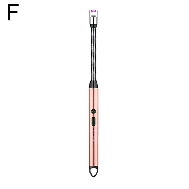 360° LED Electric Arc Lighter: USB Rechargeable, Windproof, Flameless Plasma Ignition for BBQ, Candles, Stoves
