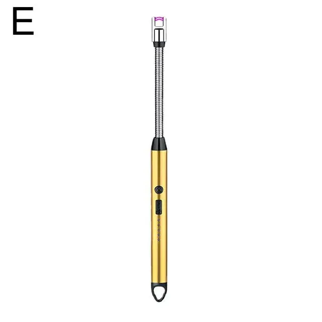 360° LED Electric Arc Lighter: USB Rechargeable, Windproof, Flameless Plasma Ignition for BBQ, Candles, Stoves