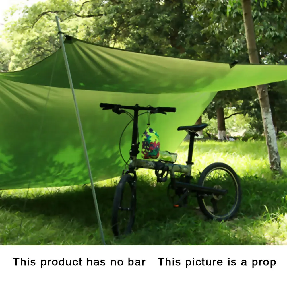 3x3m Awning Waterproof Sun Shelter Tent Tarp for Beach Shade Outdoor Camping Hammock Rain Fly Ultralight UV Garden Awning Canopy