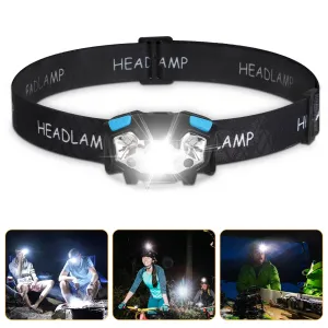 5000 Lumens Waterproof Rechargeable LED Headlamp for Outdoors