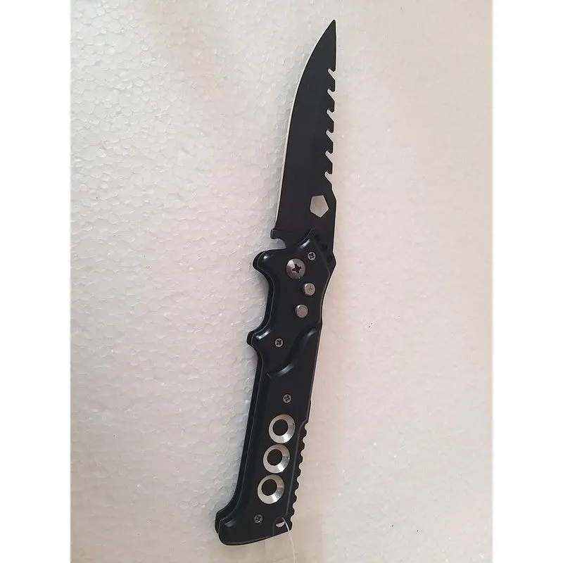 7088 Black Foldable Knife for kitchen, home and chefs knife (1363)