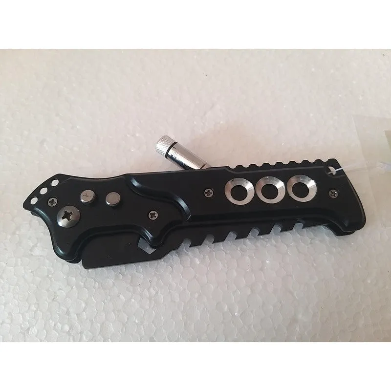 7088 Black Foldable Knife for kitchen, home and chefs knife (1363)