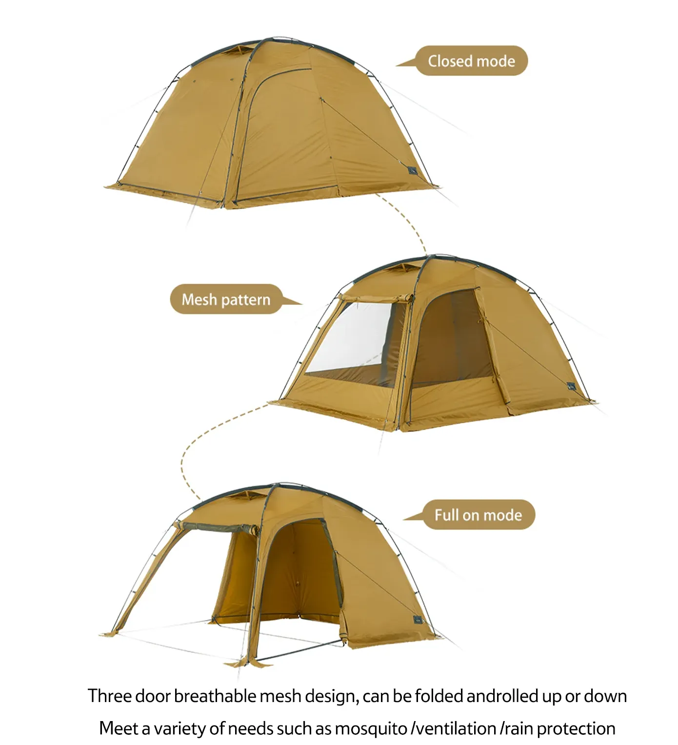 7.6 Precision-engineered Earthy Bedroom One Loved by customers Naturehike One Dune Upgrade Tent Yellow Room