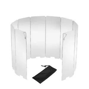 8/9/10/12/14/16 Plates Gas Stove Wind Shield Outdoor Camping