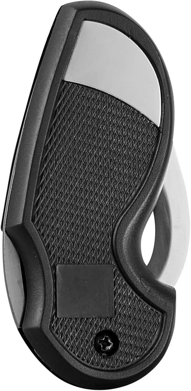 911 Rescue Tool Cut Down Knife Seat Belt Cutter Rounded Stainless Steel Emergency Safety Hook Knife Foldable Compact for Corrections Prison Guards and First Responders