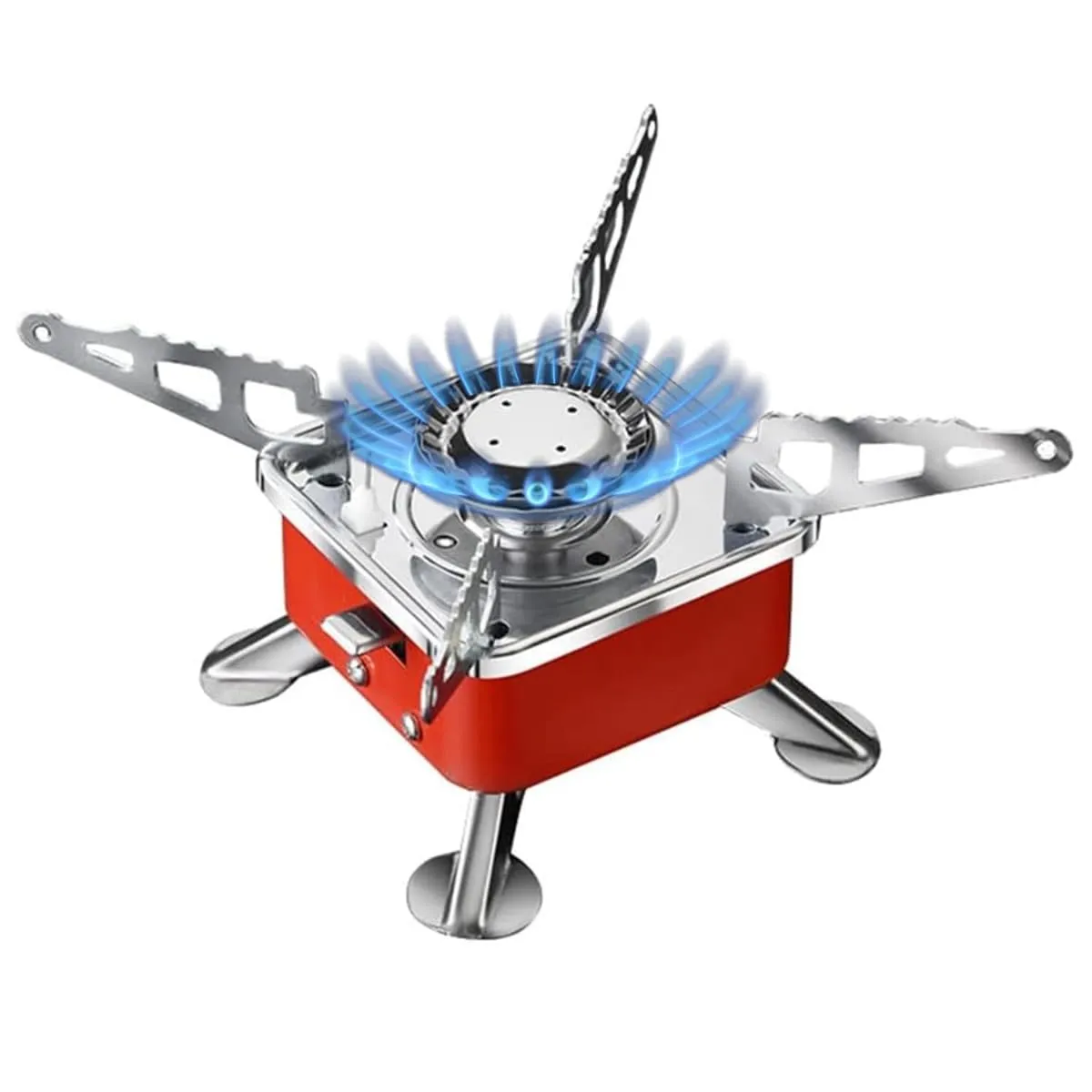 & Flash pricing Outdoor Windproof Adventures & FlameX: High Output Butane Foldable Multi-functional Cooking, Portable Heat Camping Hiking with Stove for