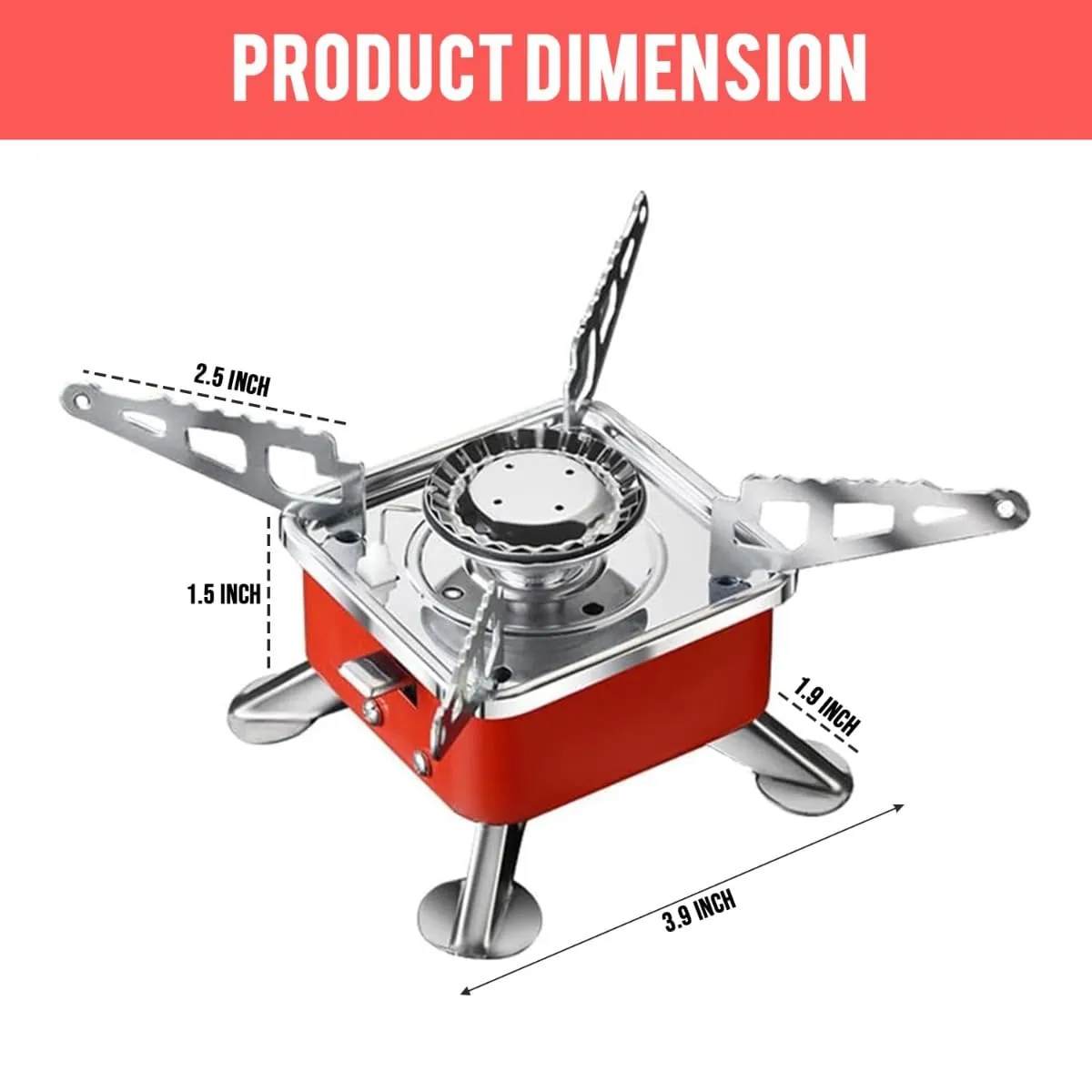 & Flash pricing Outdoor Windproof Adventures & FlameX: High Output Butane Foldable Multi-functional Cooking, Portable Heat Camping Hiking with Stove for