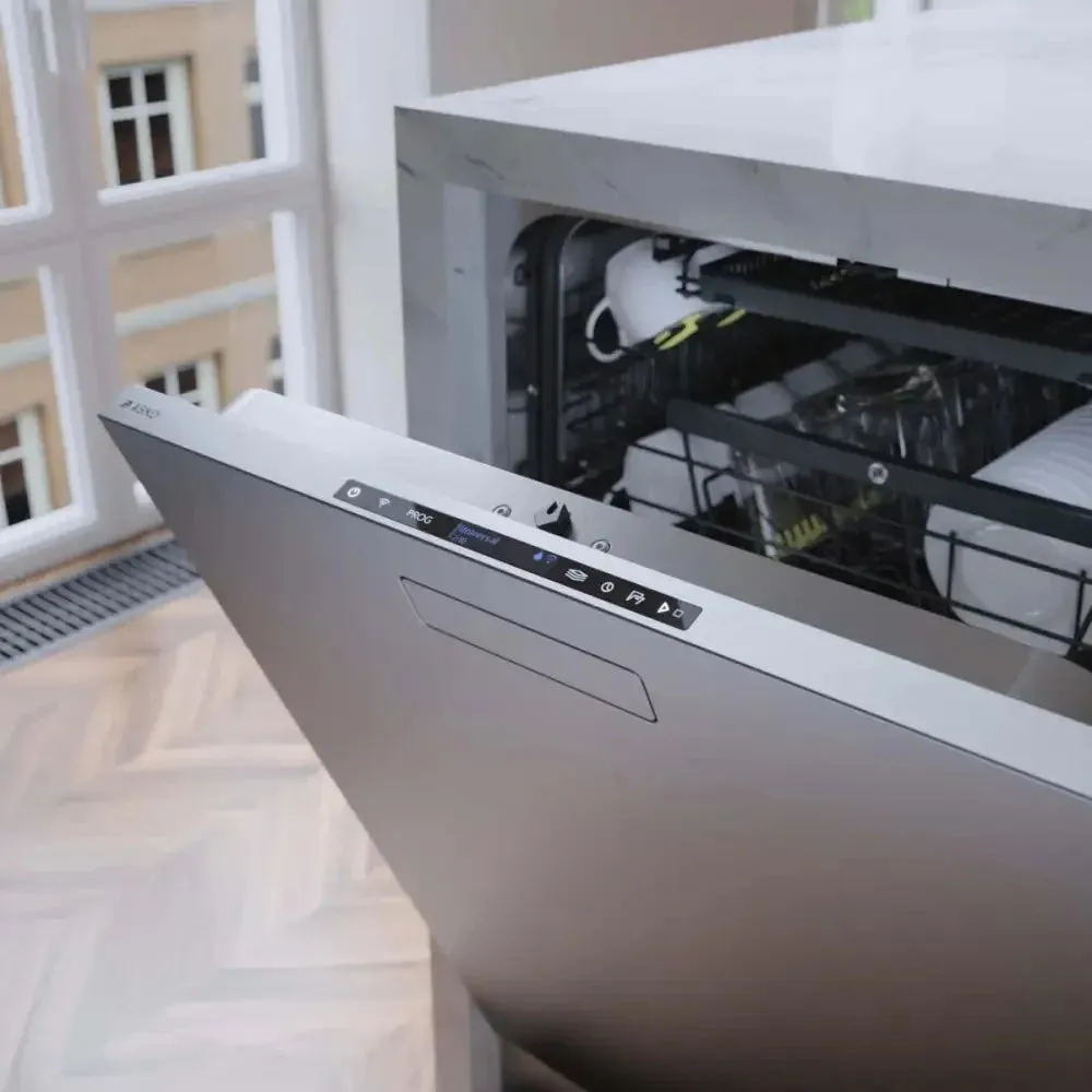 Asko 24" Dishwasher, 50 Series, XXL Tub, Pocket Handle, Stainless