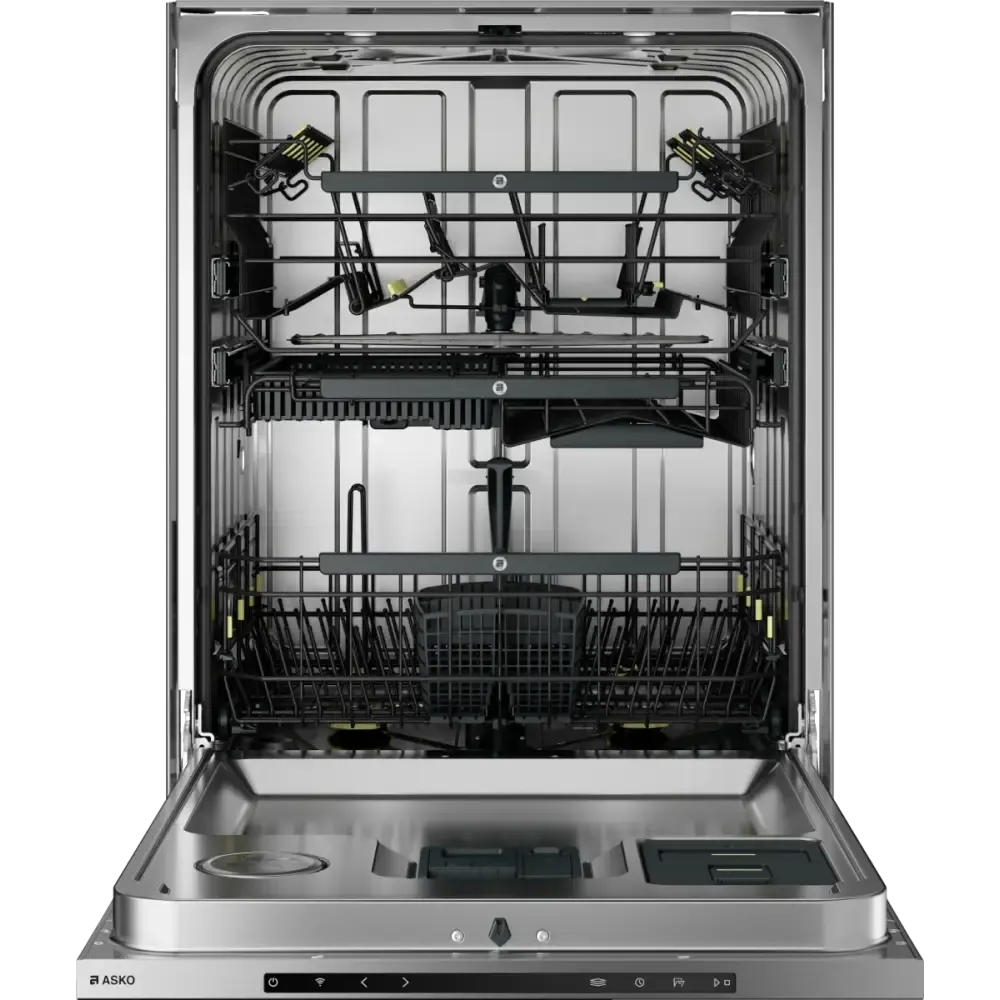 Asko 24" Dishwasher, 60 Series, XXL Tub, Water Softener, Pocket Handle, Stainless
