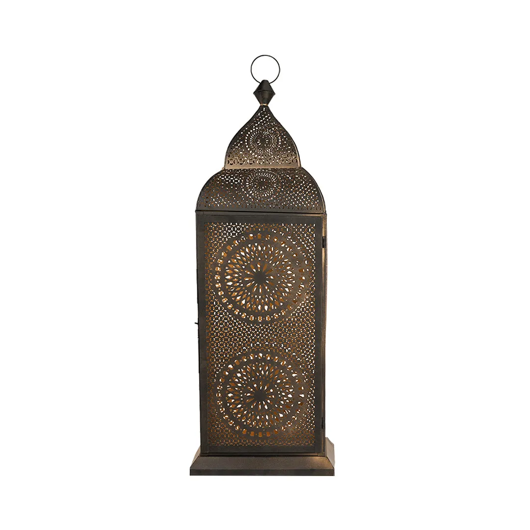 Authentic Handmade Chakra Lantern - Black Powder Color