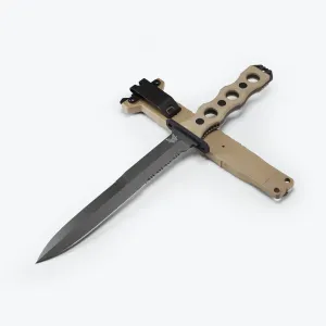 Benchmade 185SBK-1 Thompson SOCP Fixed Blade Tan Serrated