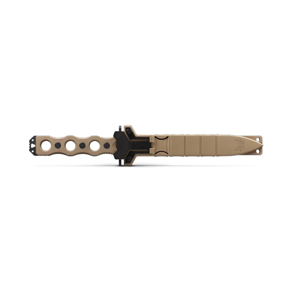 Benchmade 185SBK-1 Thompson SOCP Fixed Blade Tan Serrated