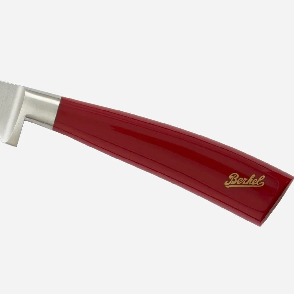 Berkel Elegance Bread Knife | 8.5" Stainless Steel Blade | Elegant Cutlery for Home & Kitchen | Made in Italy (Red)