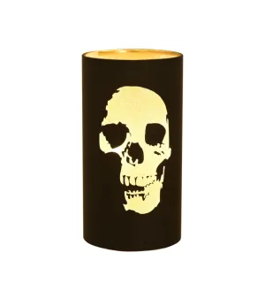 Black & Gold Skull Lantern