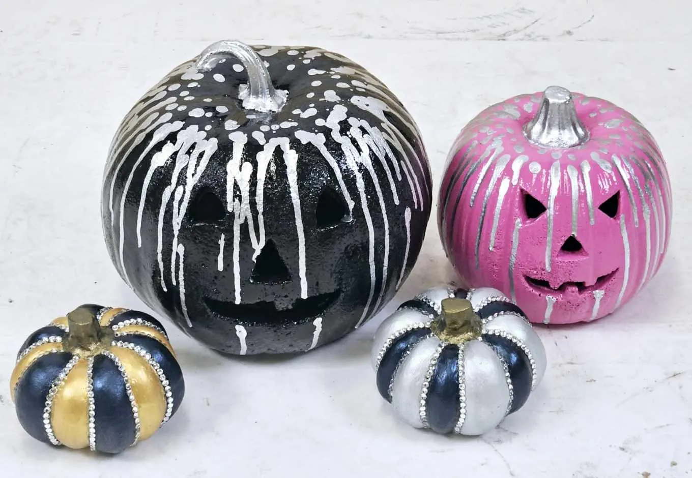 Black Glam Festive Jack-O-Lantern
