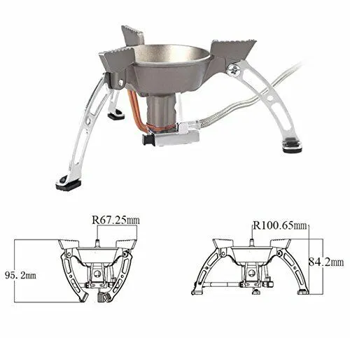 BRS-11 High Altitude Gas Split Portable Windproof Camping Stove SHIPS ARIZONA!
