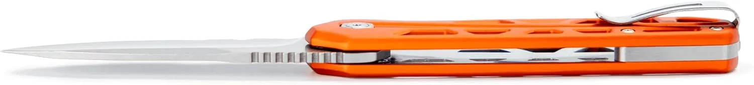 Buck Knives 812 Trace Partially-Serrated Pocket Knife, Orange
