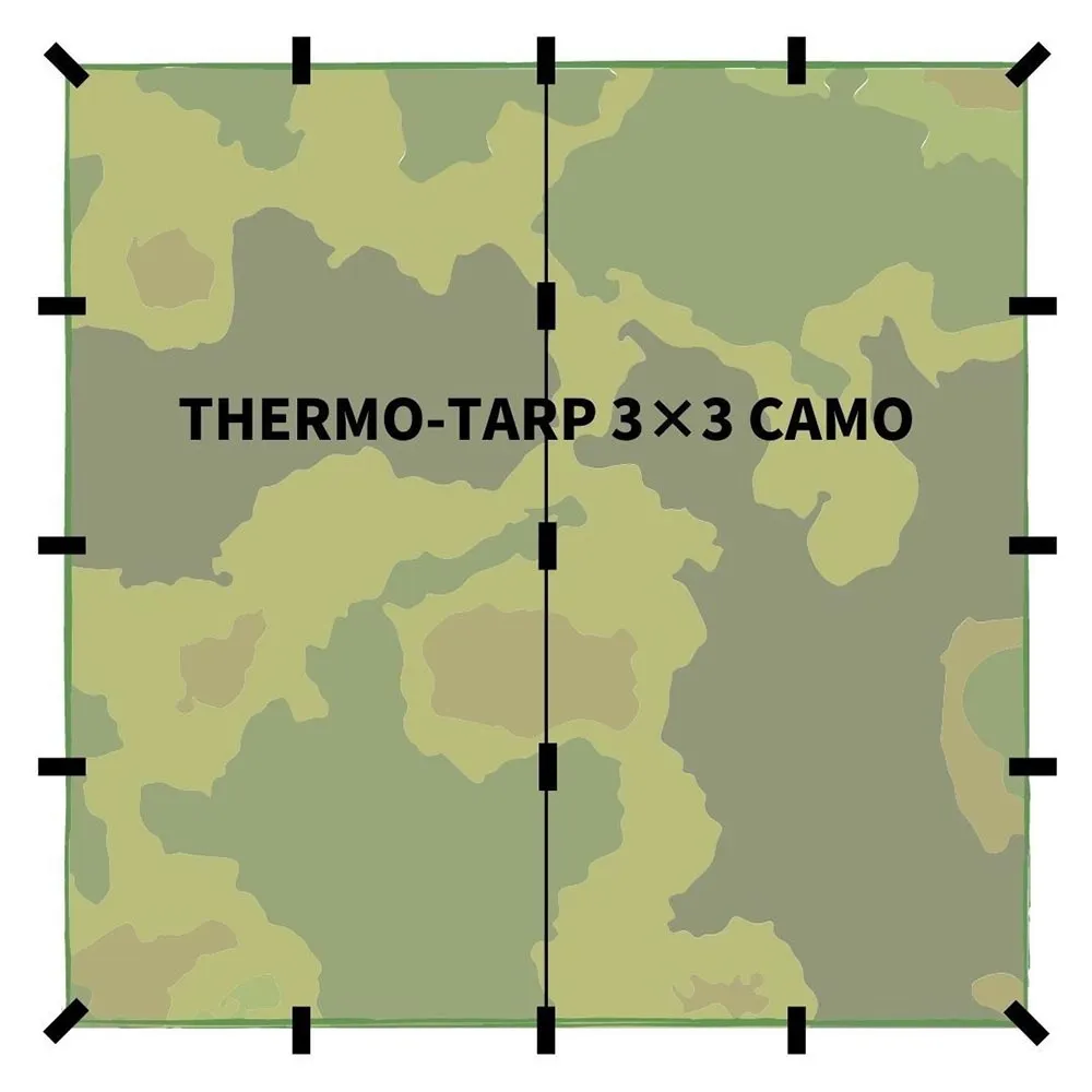 BUSHMEN Travel Gear THERMO Tarp camo ブッシュメントラベルギア サーモタープ カモ