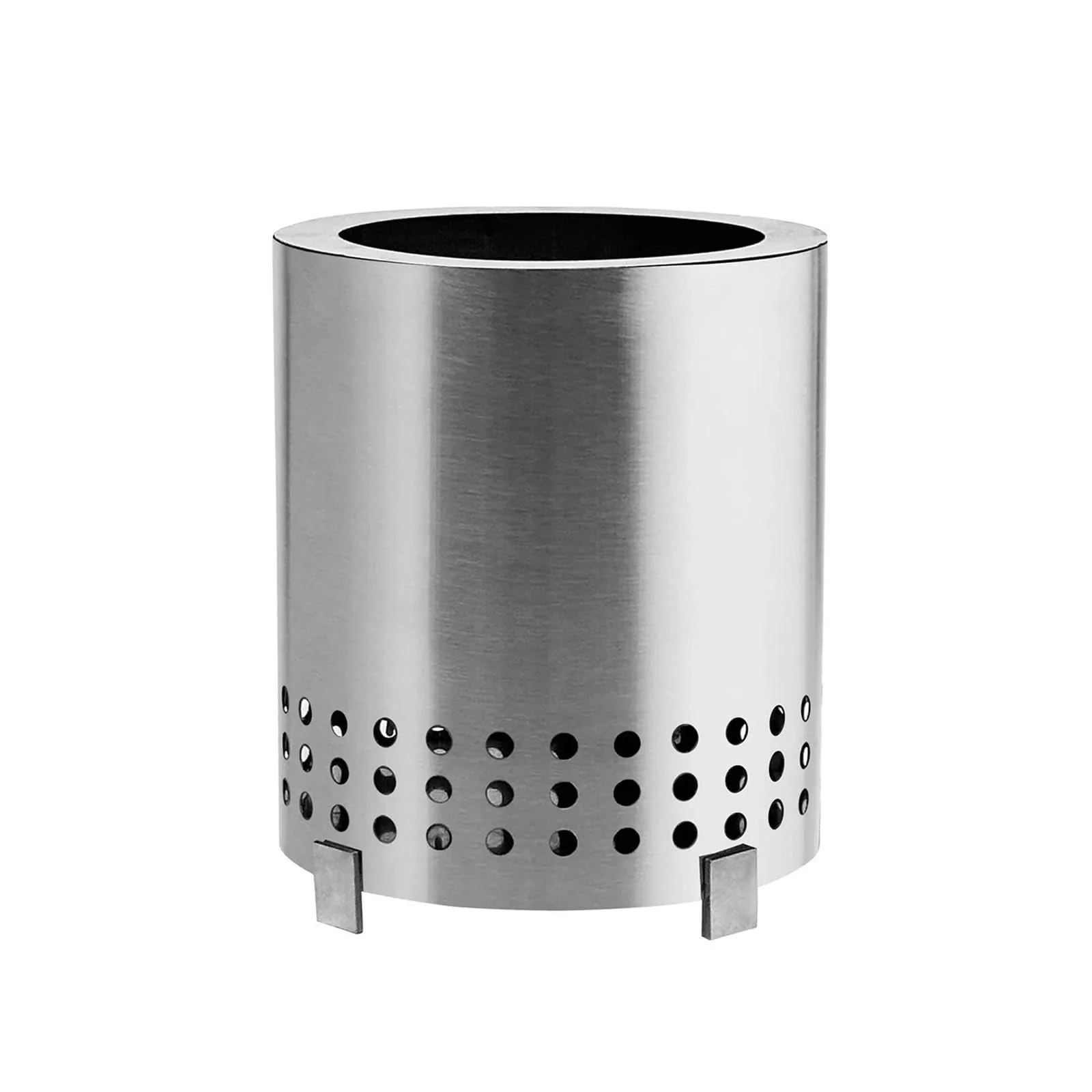 CALANDIS® Desktop Fire Pit with Bracket Fireplace Personal Home Party Patio Desk Stove Silver | 1 Tabletop Fire Pit