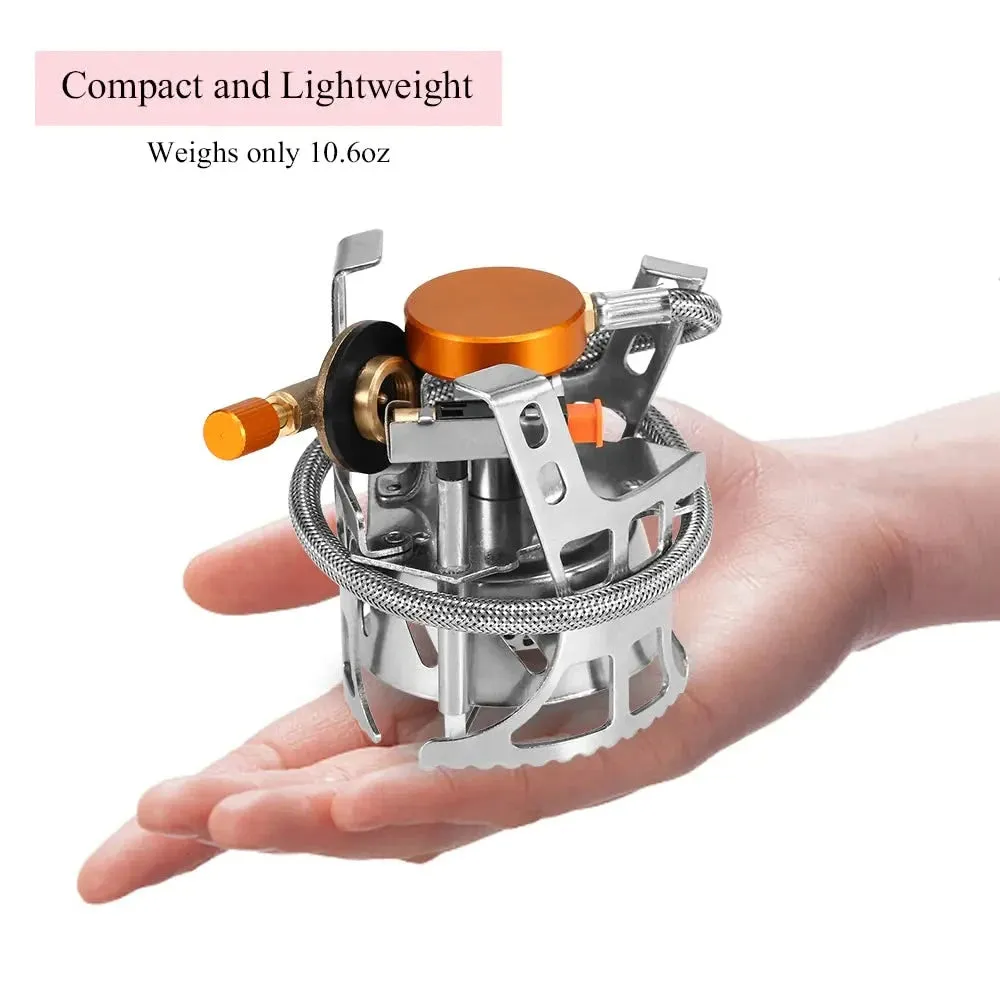 Camping Chic Gas Liquefied Butane Stove ZYZY 3900W Windproof Compact Burner Popular product Compatible Steel Outdoor Powerful Stainless Gas