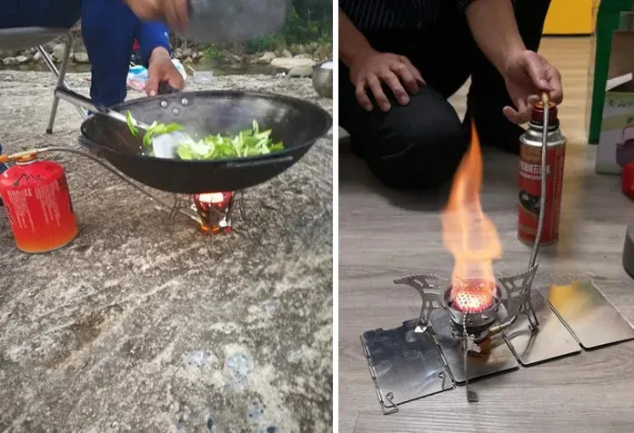 Camping Chic Gas Liquefied Butane Stove ZYZY 3900W Windproof Compact Burner Popular product Compatible Steel Outdoor Powerful Stainless Gas