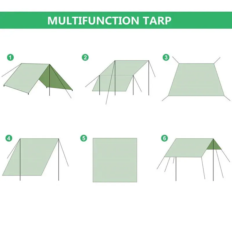 Camping Hammock with Bug Net and Rainfly Tarp,118x118in Portable Waterproof and UV Protection Hammock Tent for Indoor, Outdoor