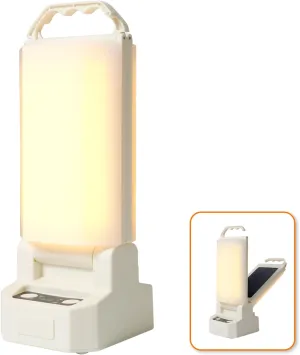 Camping Lantern, Solar Light 6000mAh Rechargeable with 1800/3000/4500/6000K Four Adjustable Color Temperatures, Dimmable IP44 Outdoor Waterproof Lights for Camping, Outdoor Activities, Power Outage