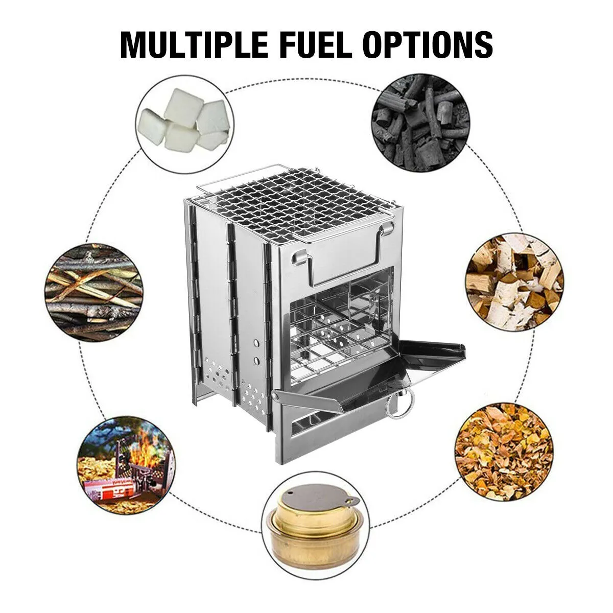 Camping Stove Portable - BBQ Picnic Camping Grill