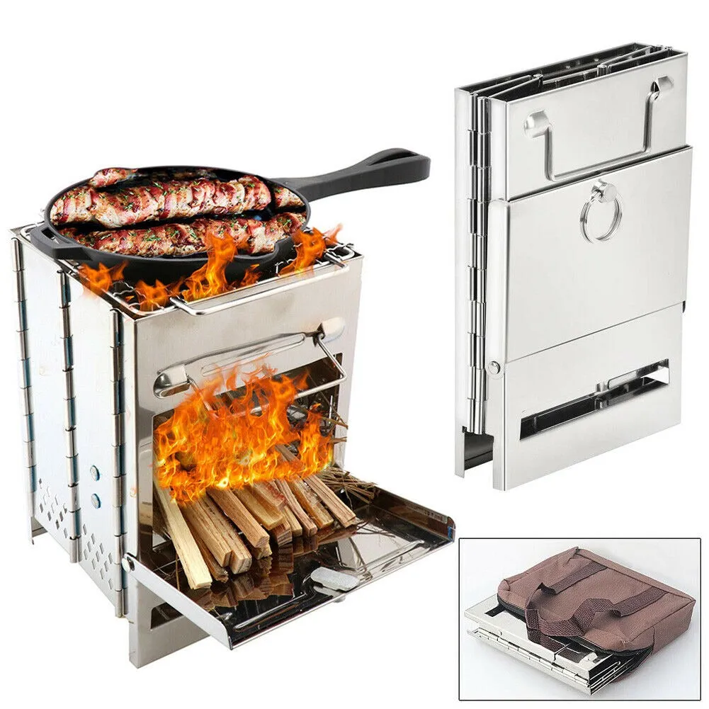 Camping Stove Portable - BBQ Picnic Camping Grill