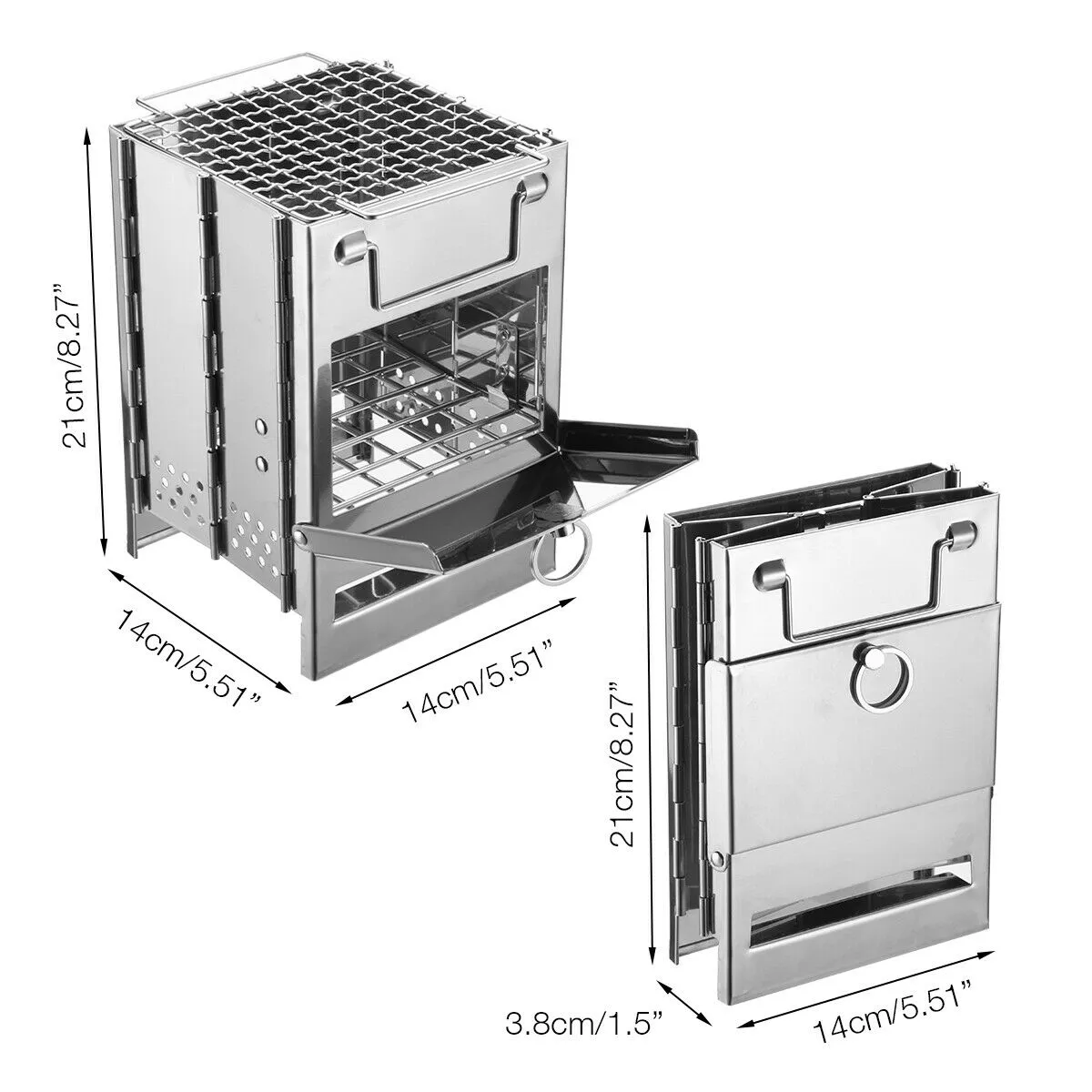 Camping Stove Portable - BBQ Picnic Camping Grill