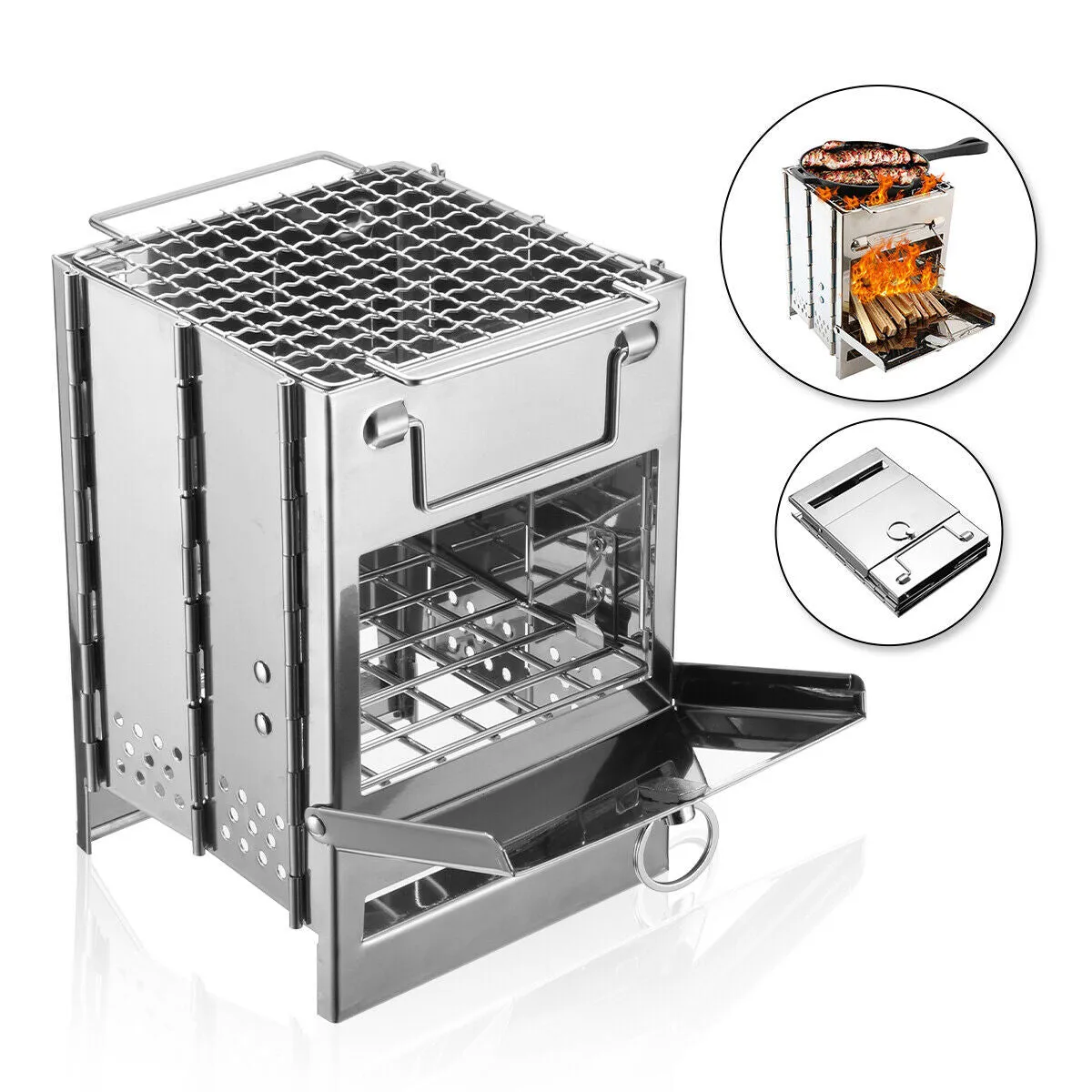Camping Stove Portable - BBQ Picnic Camping Grill