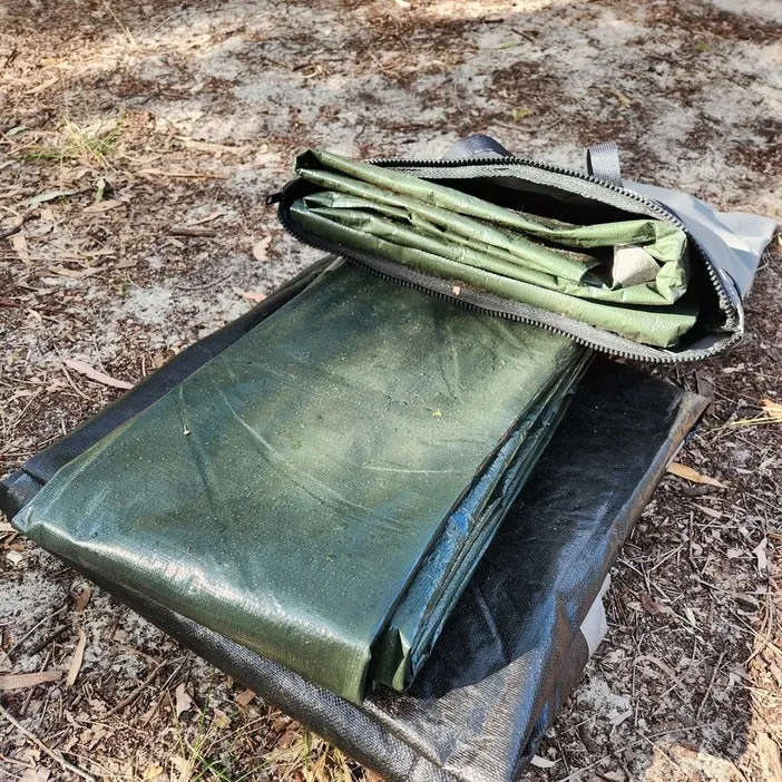Canvas Tarp Groundsheet Mat Bags