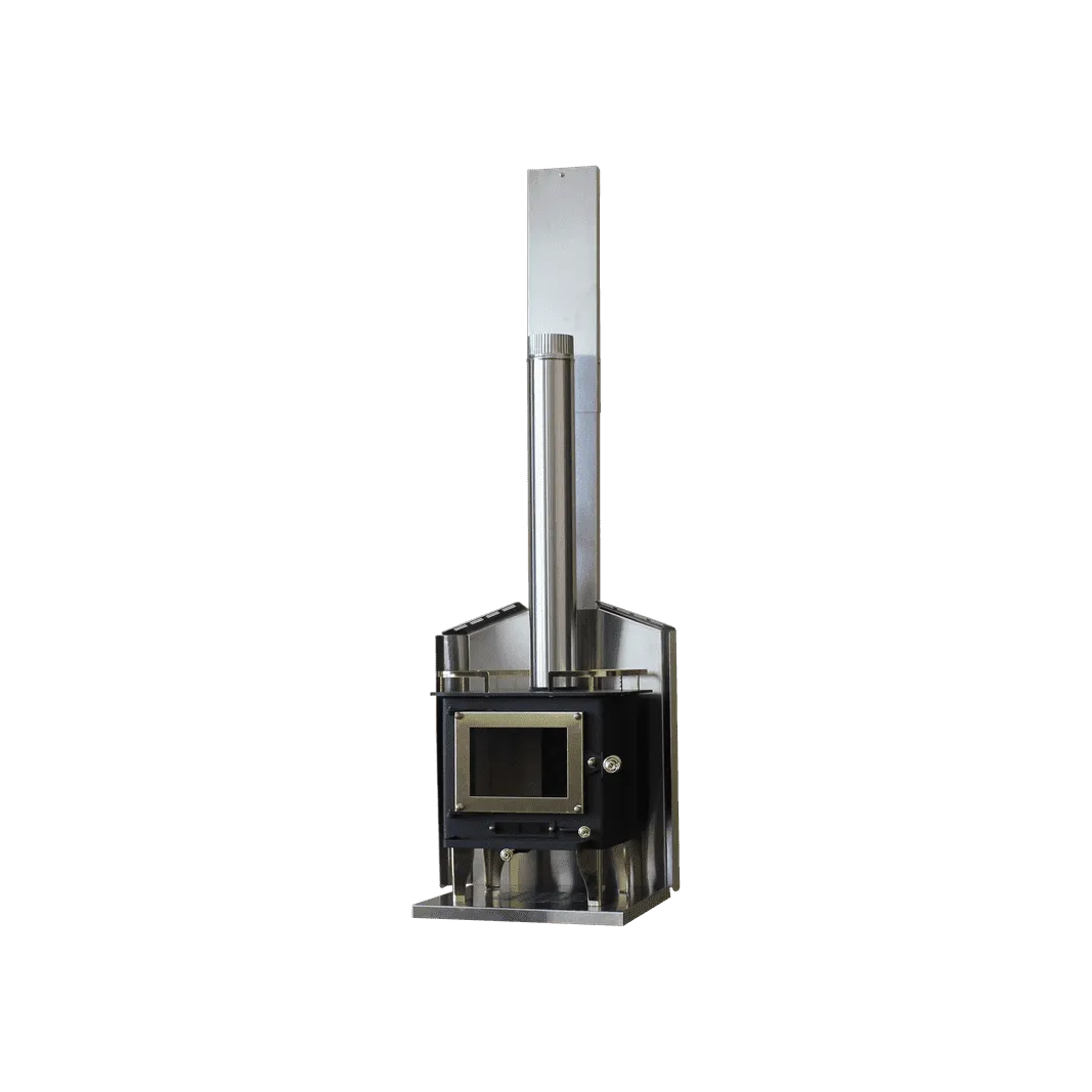 CB-2277-SS Stainless Steel Wall Mount with Fresh Air Intake (Grizzly)
