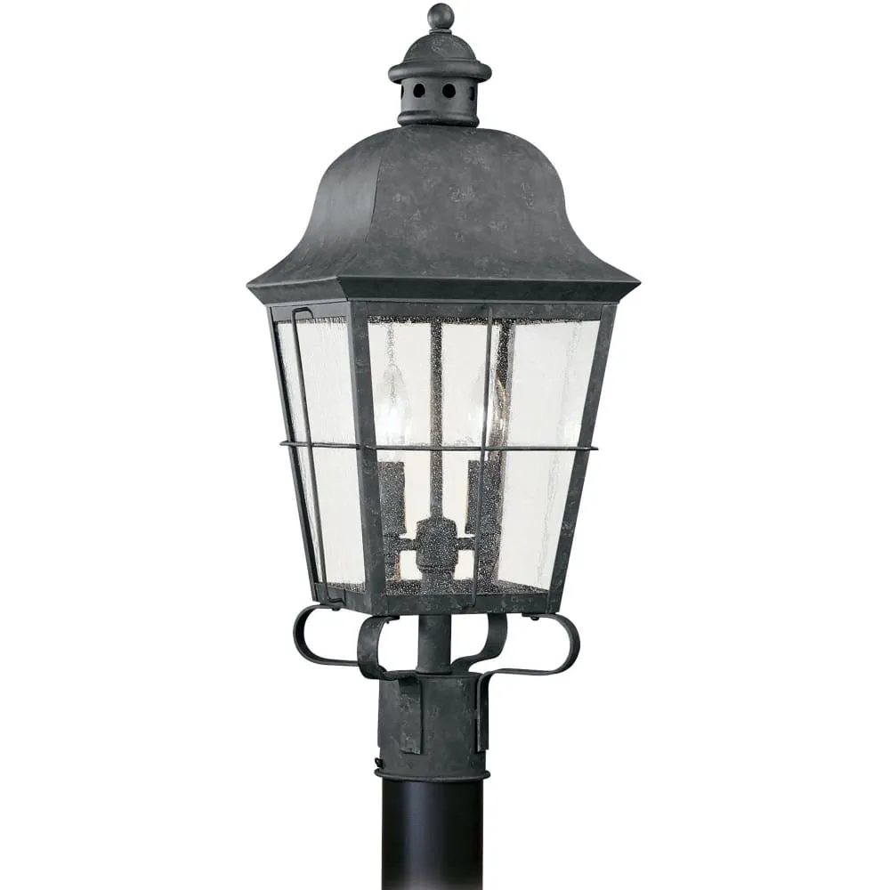 Chatham Oxidized Bronze LED Outdoor Post Lantern