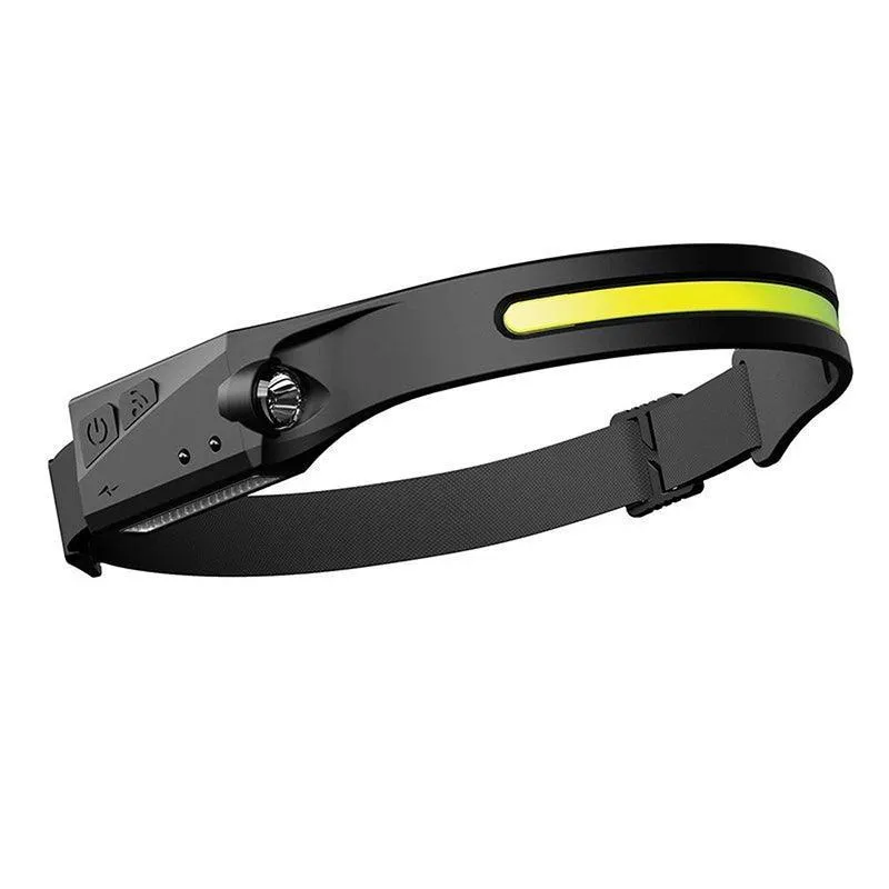 Cob Led Motion Sensor Head Torch Headlight Usb Headlamp Waterproof  Rechargeable
