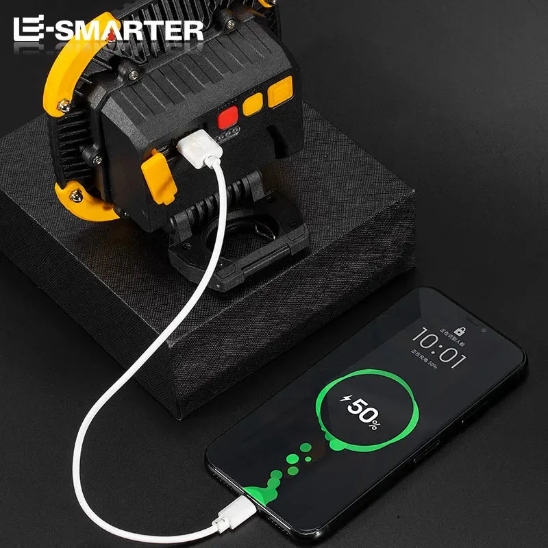 COB Rechargeable Multi-function Lantern - Portable LED Flashlight, Pocket Work Light with Bottle Opener