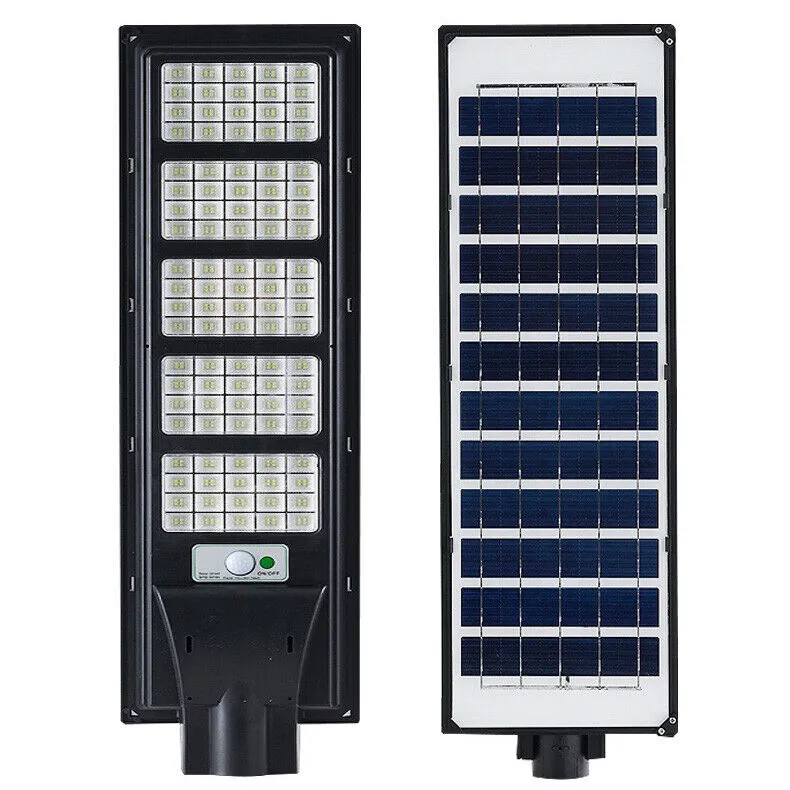 Commercial LED Light Solar Street FloodLight Outdoor Area Dusk To Dawn Wall Lamp