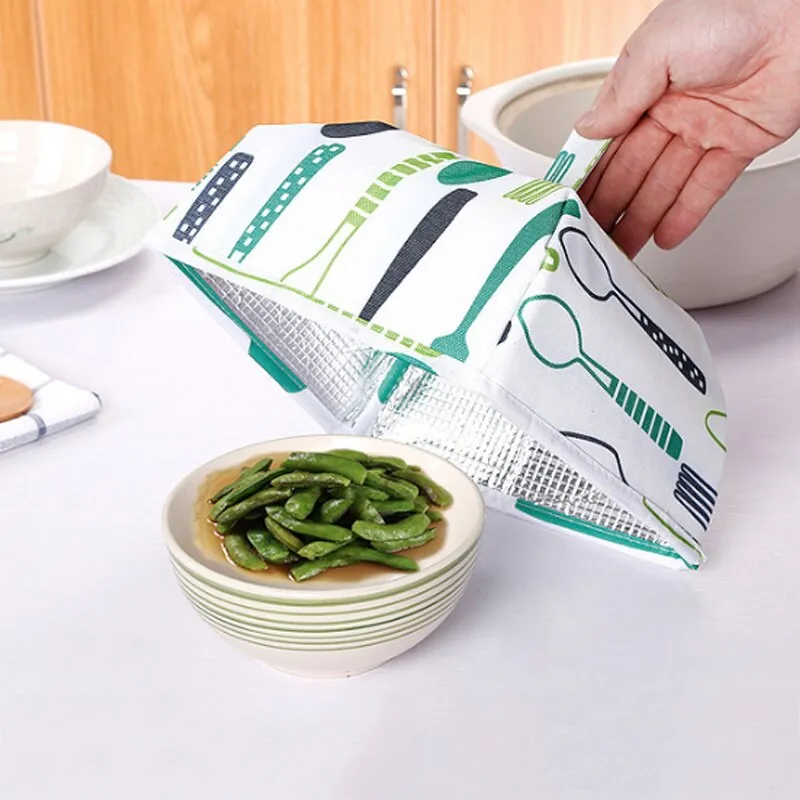 Creative Foldable Dish Cover Dining Table Cover Food Insulation Cover Aluminum Foil Food Cover Dining Table Dust Cover