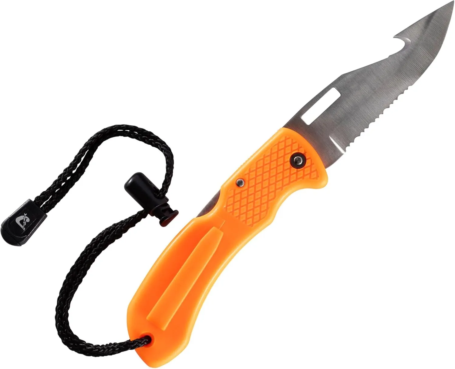 Cressi Underwater Dive Knife - Stainless Steel Dual Serrated and Smooth Blade - Ideal for Freediving and Scuba Diving - Chaku: Designed in Italy