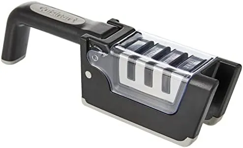 Cuisinart Knife Sharpener, Foldable, 3 Slot, Black, C77SHP-3SGRS