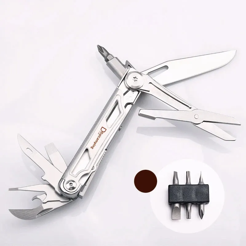 DAICAMPING DL15 Mini Portable EDC Multi-Tool with Folding Knife for Camping and Survival