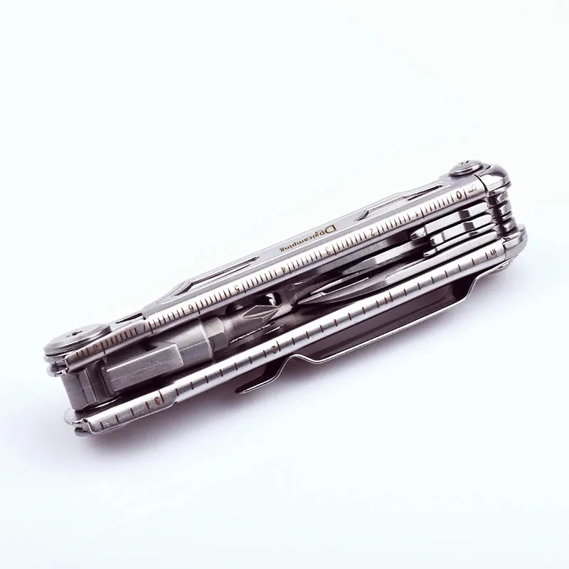 DAICAMPING DL15 Mini Portable EDC Multi-Tool with Folding Knife for Camping and Survival