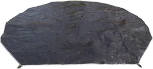 DANCHEL OUTDOOR Waterproof Bell Tent Footprint Round Tarp Camping Accessories, 3/4/5/6m Ground Sheet Black Tarp Canvas Yurt Tent Protector Floor