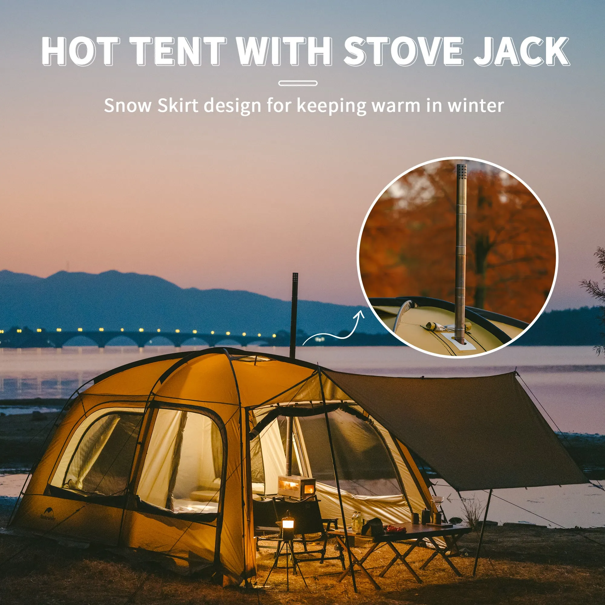 Dune Stack 10.9 Attractive Room With One Naturehike Nozzle One Bedroom Limited edition Tent