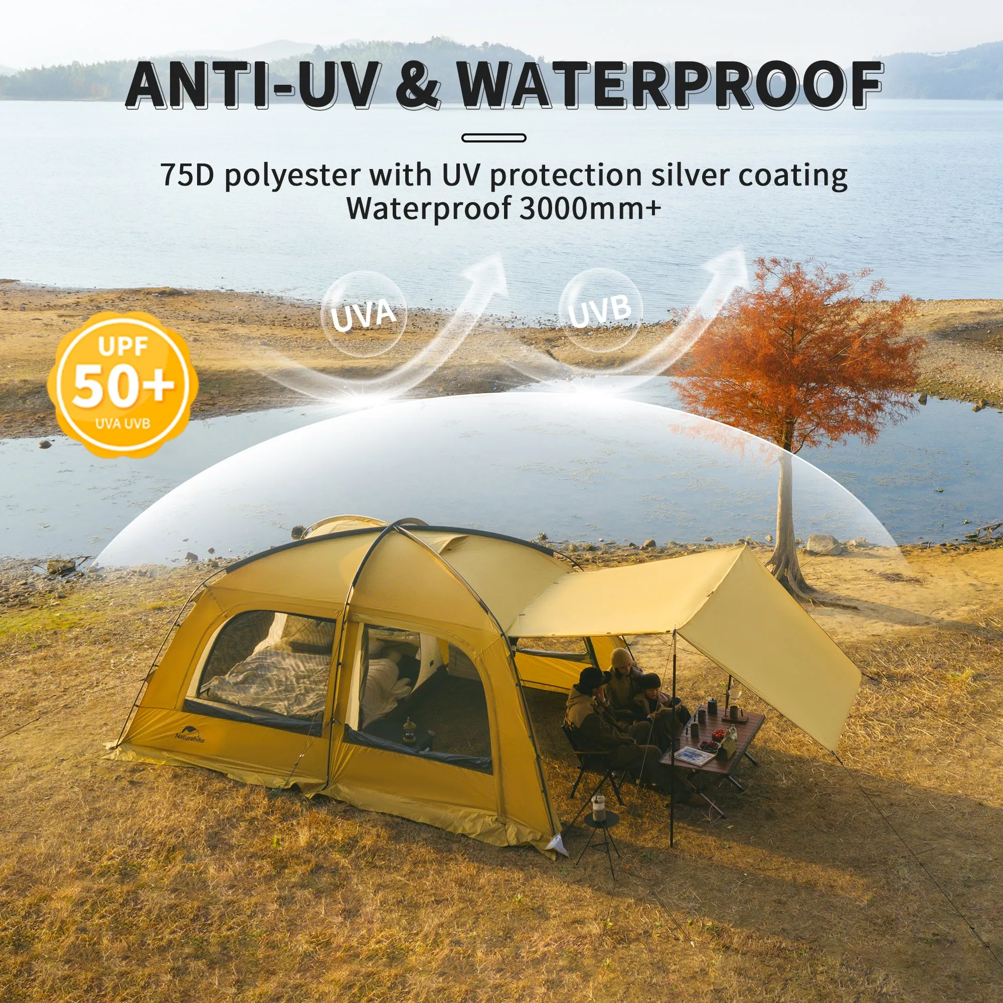 Dune Stack 10.9 Attractive Room With One Naturehike Nozzle One Bedroom Limited edition Tent